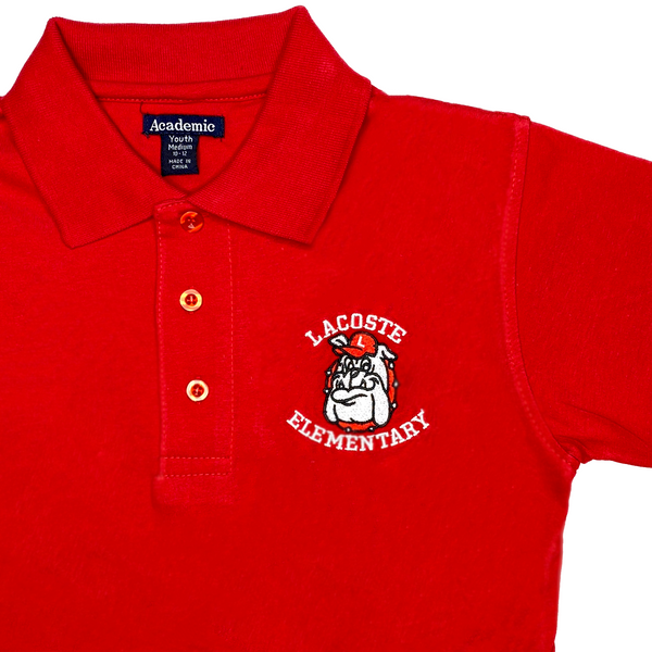 Lacoste Elementary Red Polo