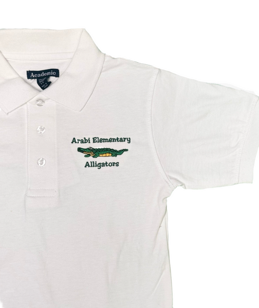 Arabi Elementary White Polo