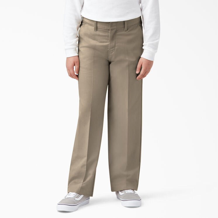 Dickies Boy's Husky Khaki Pants Beau's School Uniforms