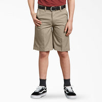 Dickies Boy's Husky Khaki Shorts