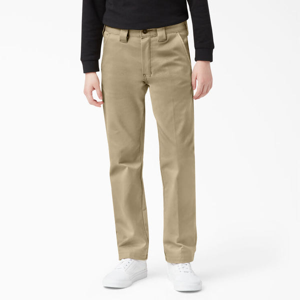 Dickies Boy's Skinny Fit Khaki Pants