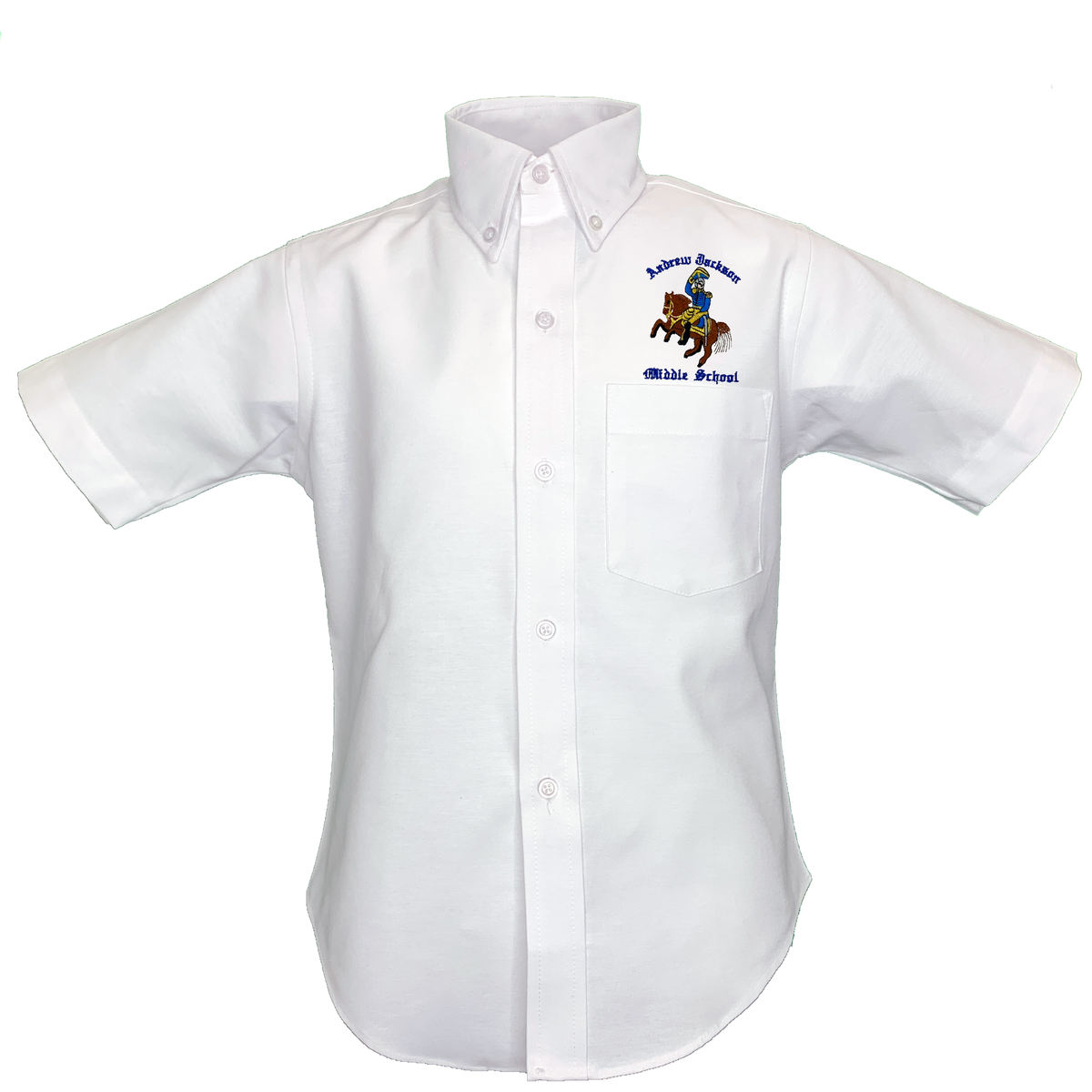 Andrew Jackson Middle School Button Down Male Oxford – Beau's School ...