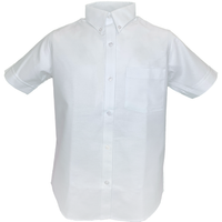 Plain Button Down Female Oxford