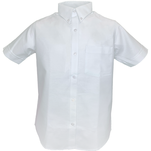 Plain Button Down Female Oxford