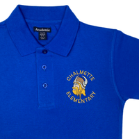 Chalmette Elementary Blue Polo