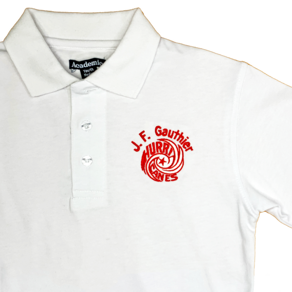 Gauthier Elementary White Polo