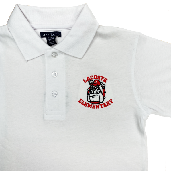 Lacoste Elementary White – Beau's School Uniforms