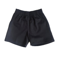 Navy Elastic Pull-on Shorts