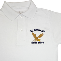 St. Bernard Middle White Polo