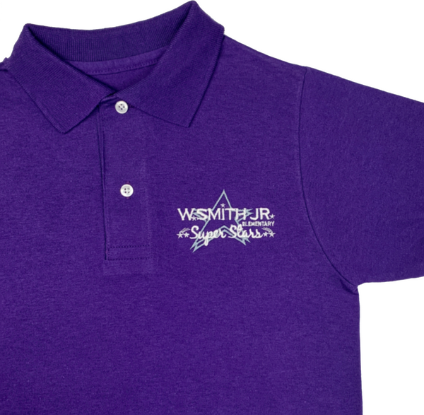 Smith Elementary Purple Polo